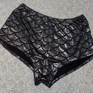 Mermaid booty shorts